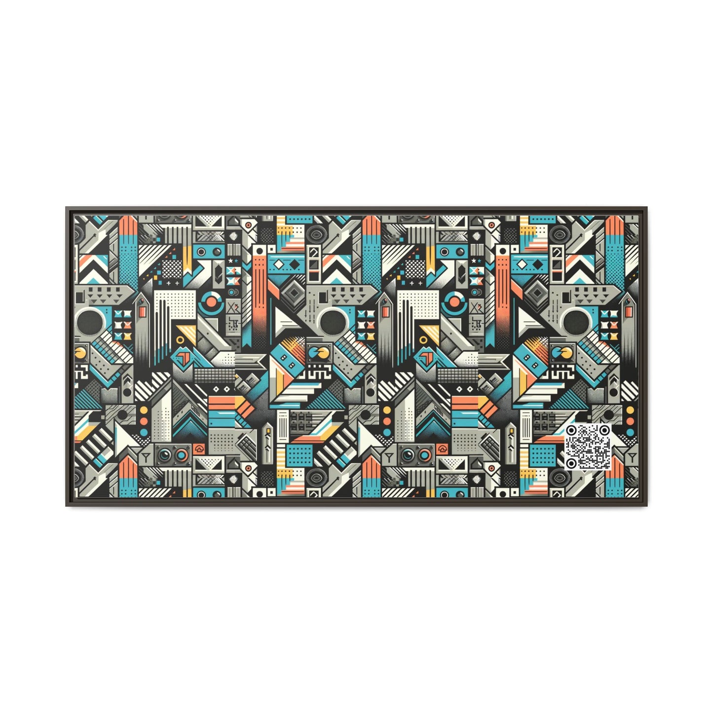 Digital Street Art Urban Street Style Matte Canvas, Framed (multi-color) - 8404 Design-81 B