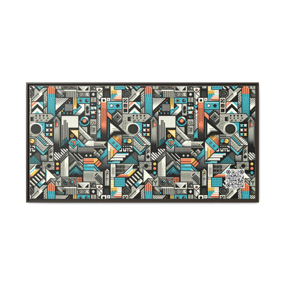 Digital Street Art Urban Street Style Matte Canvas, Framed (multi-color) - 8404 Design-81 B