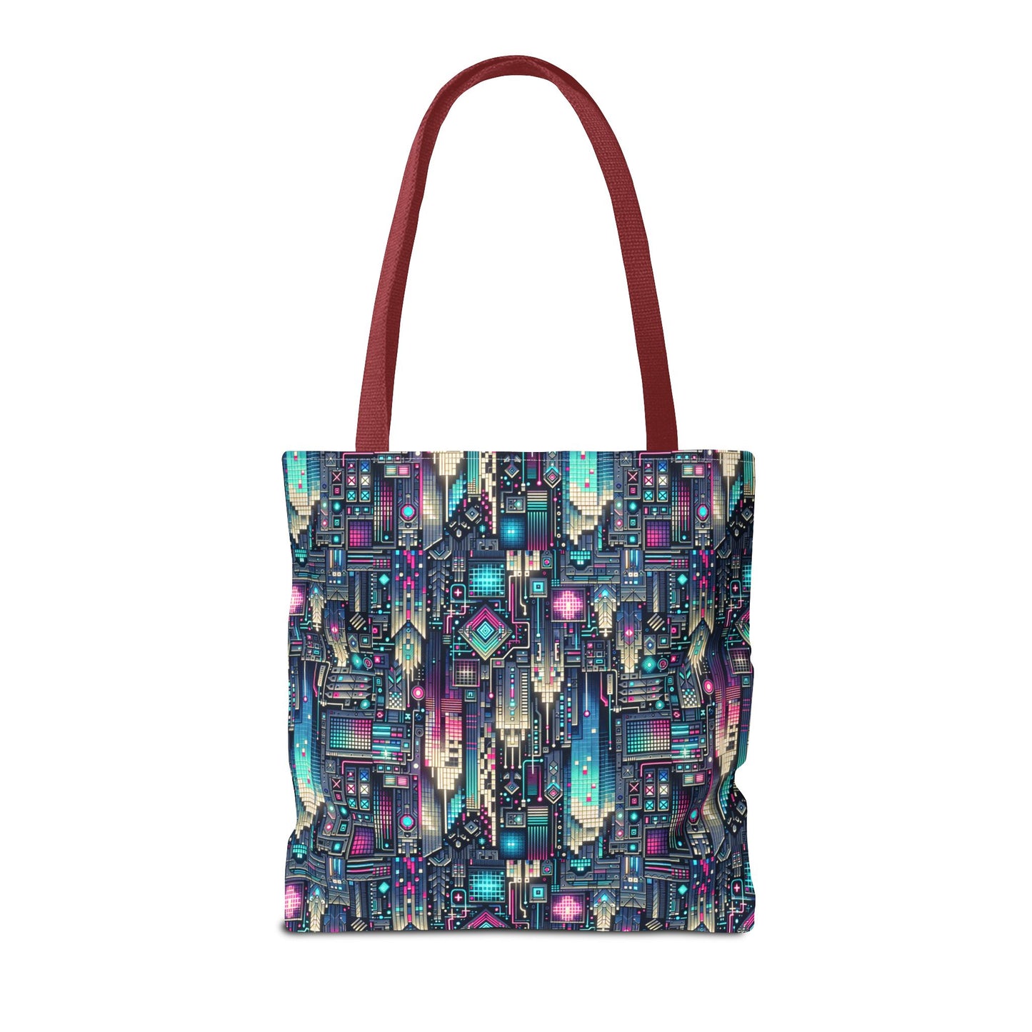 Digital Renaissance Tech-Forward Maximalism Tote Bag - 8404 Design-56