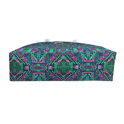 Digital Glitch Vibes Tech-Inspired Streetwear Weekender Bag - 8404 Design-71