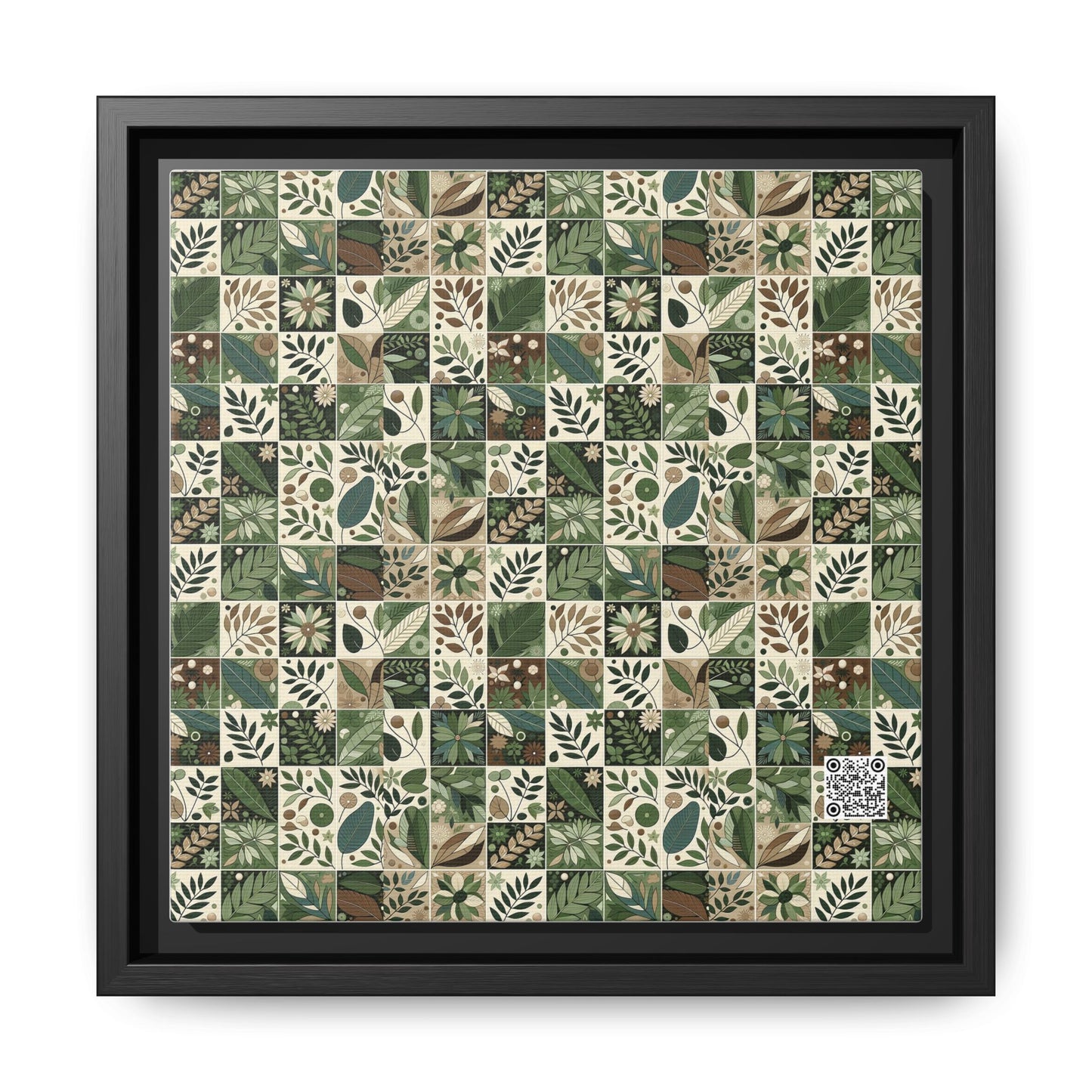 Streetwear Sustainability Environmentally Conscious Streetwear with a Natural Aesthetic Matte Canvas, Framed (multi-color) - 8404 Design-57 B