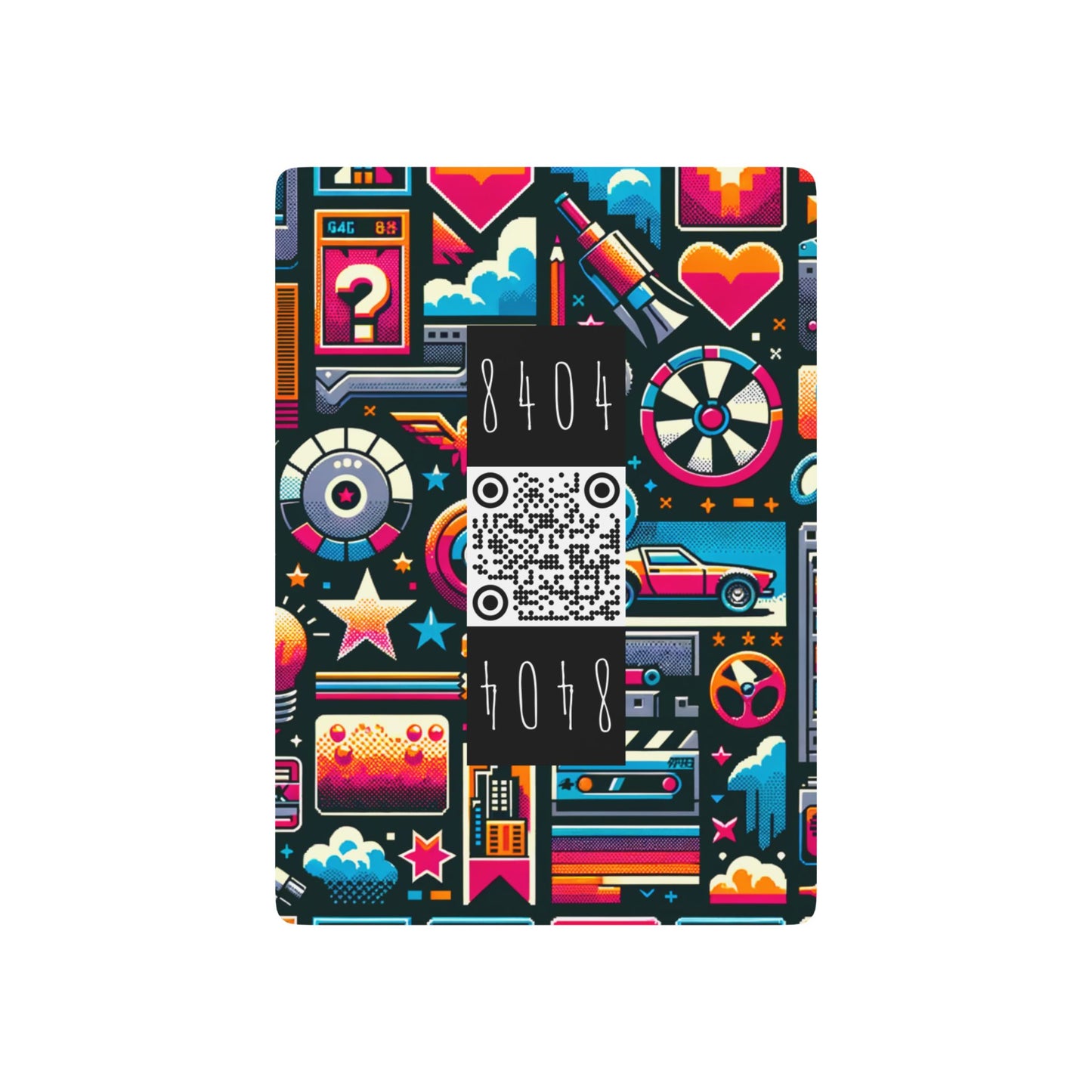 Digital Pop Culture Mashup Maximalist Pop Poker Playing Cards - 8404 Design-71 B