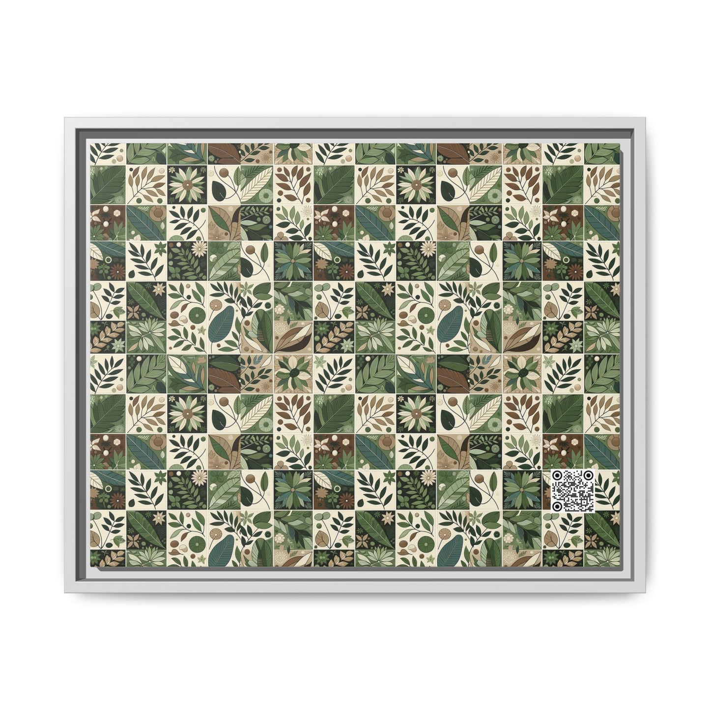 Streetwear Sustainability Environmentally Conscious Streetwear with a Natural Aesthetic Matte Canvas, Framed (multi-color) - 8404 Design-57 A