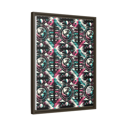 Digital Artistry Digital-native Streetwear Matte Canvas, Framed (multi-color) - 8404 Design-62 A