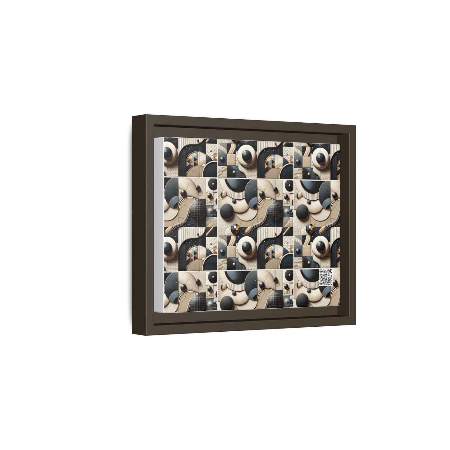 Tech-forward Luxe Streetwear Tech Luxe Fusion Matte Canvas, Framed (multi-color) - 8404 Design-71 B