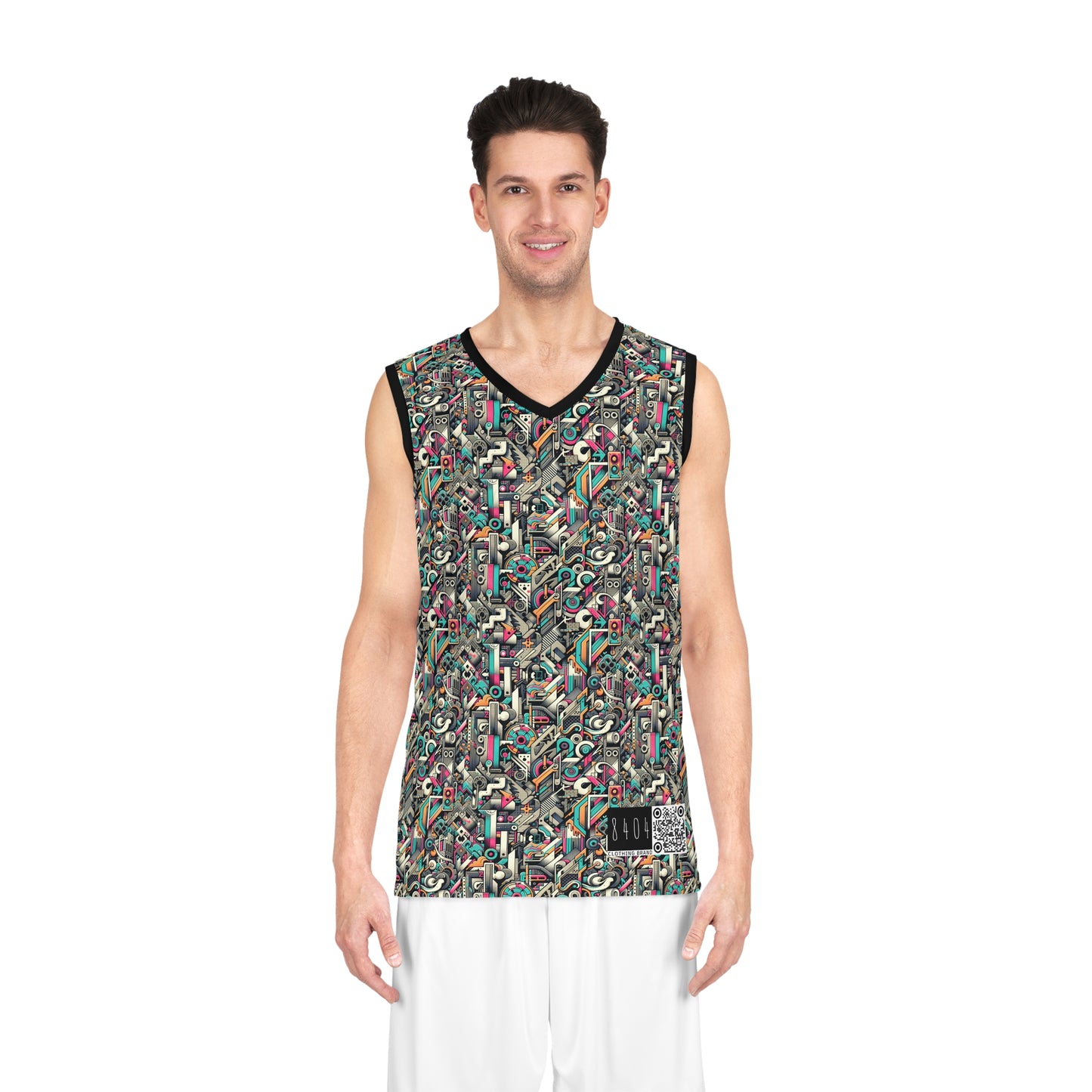 Digital Street Art Urban Street Style Basketball Jersey - 8404 Design-74