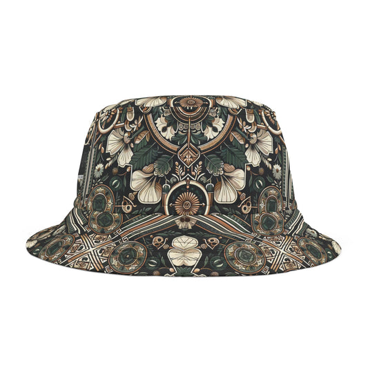 Cyber Garden Party Tech Garden Extravaganza Bucket Hat - 8404 Design-66
