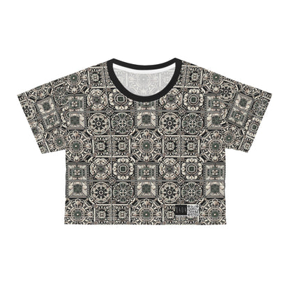 Cyber Garden Party Tech Garden Extravaganza Crop Tee - 8404 Design-45