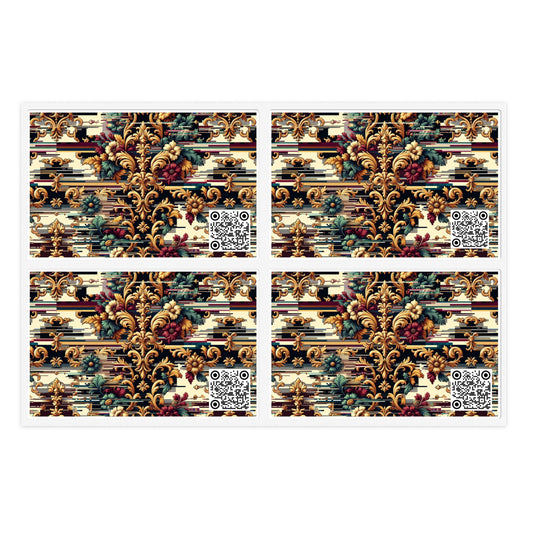 Digital Renaissance Modern Baroque Fusion Sticker Sheets - 8404 Design-63