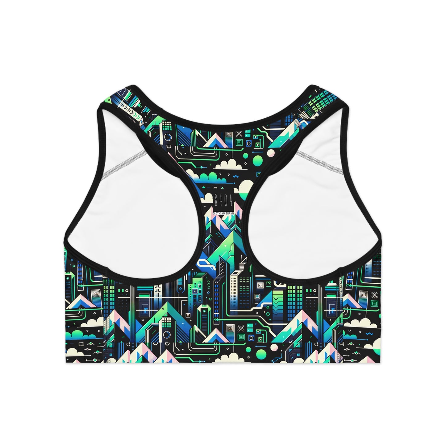 Digital Adventure Graphics Digital Explorer Sports Bra - 8404 Design-55