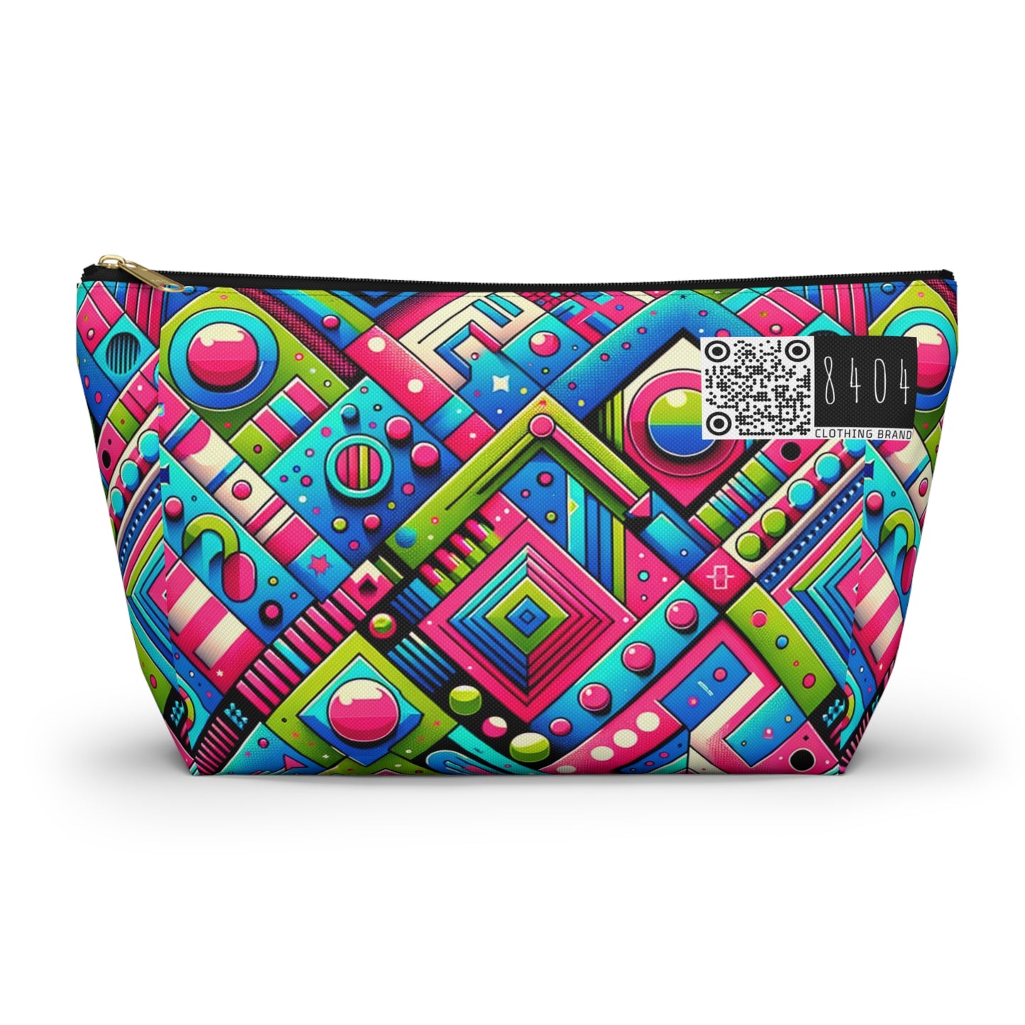 Neon Street Pop Vibrant and Eye-catching Accessory Pouch W T-bottom - 8404 Design-63