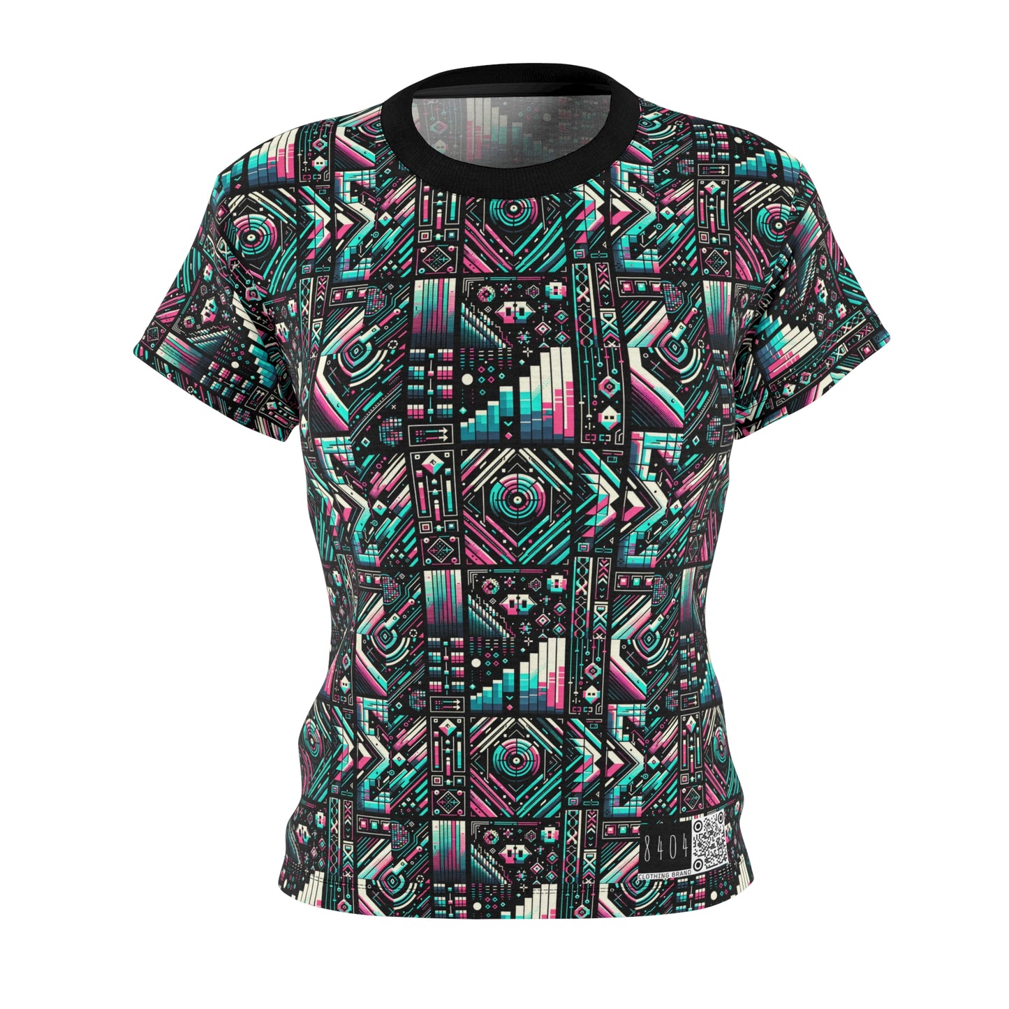 Digital Artistry Digital-native Streetwear Women's Cut & Sew Tee - 8404 Design-60