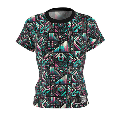 Digital Artistry Digital-native Streetwear Women's Cut & Sew Tee - 8404 Design-60