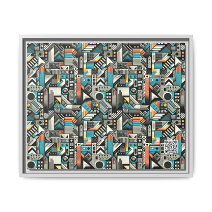 Digital Street Art Urban Street Style Matte Canvas, Framed (multi-color) - 8404 Design-81 A