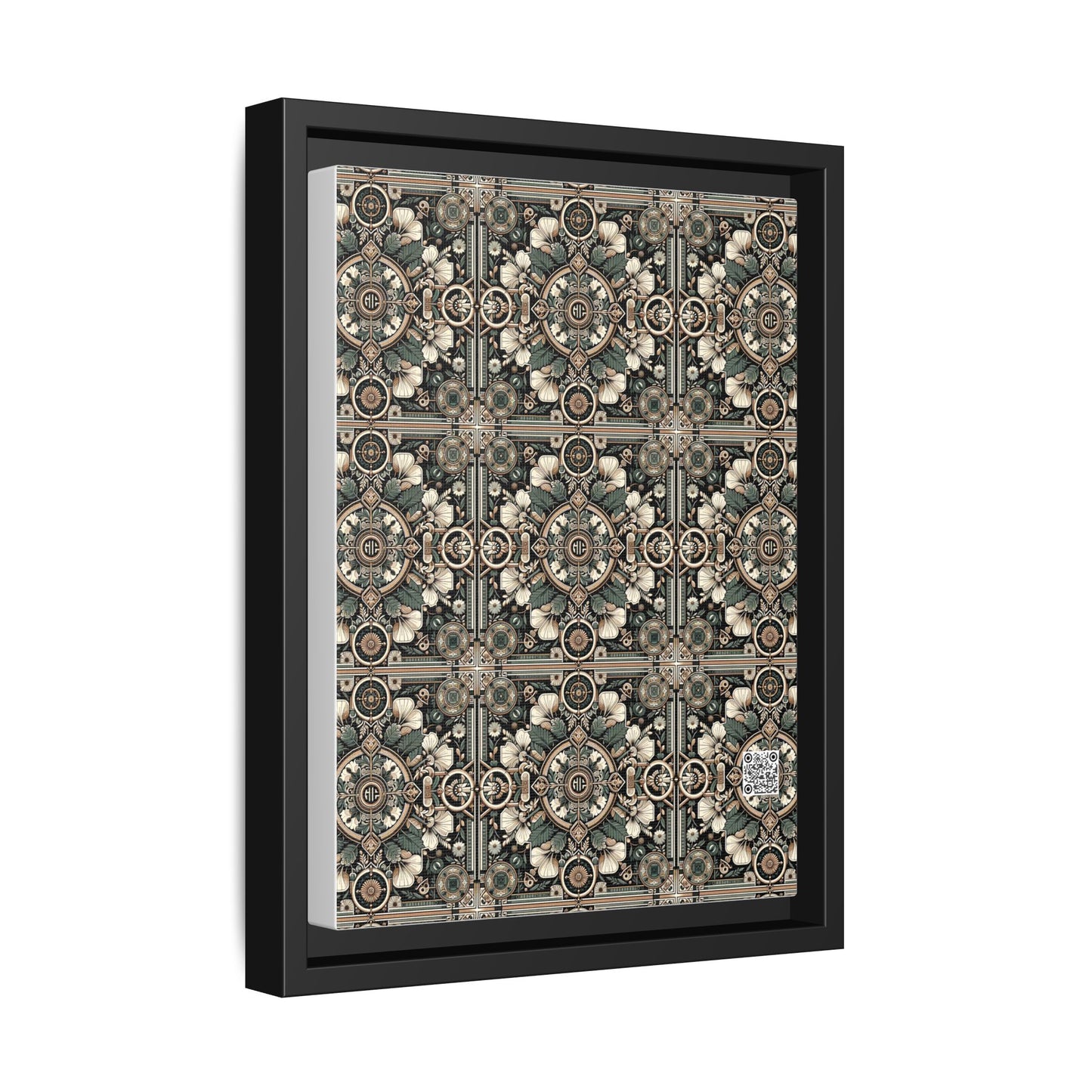 Cyber Garden Party Tech Garden Extravaganza Matte Canvas, Framed (multi-Color) - 8404 Design-66 A