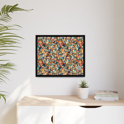 Digital Artistic Expression Artistic Streetwear Matte Canvas, Framed (multi-Color) - 8404 Design-46 B