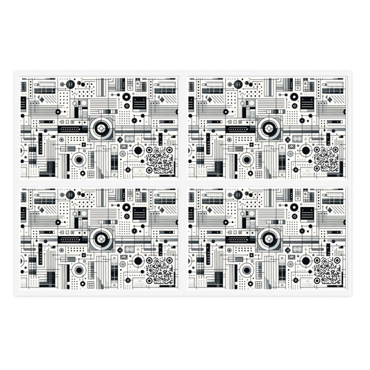 Digital Minimalism Minimalist Tech Sticker Sheets - 8404 Design-53