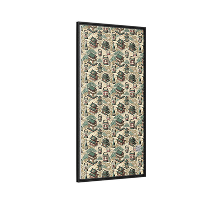 Cultural Artisanal Fusion Contemporary Cultural Elegance Matte Canvas, Framed (multi-Color) - 8404 Design-68 B