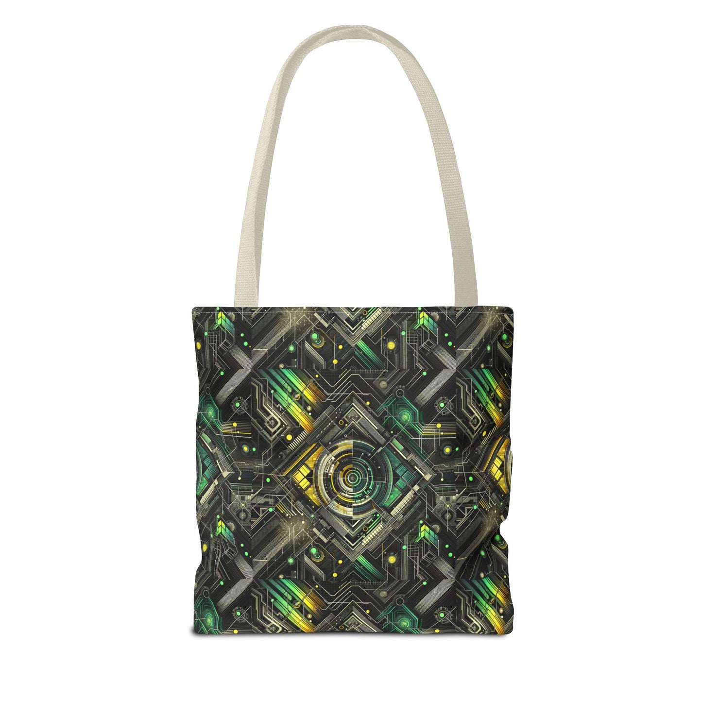 Tech Noir Graphics Tech-Inspired Streetwear Tote Bag - 8404 Design-57