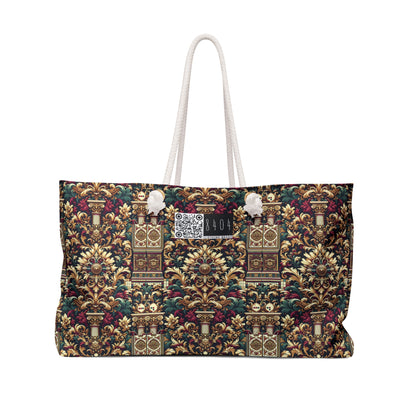 Digital Renaissance Modern Baroque Fusion Weekender Bag - 8404 Design-57