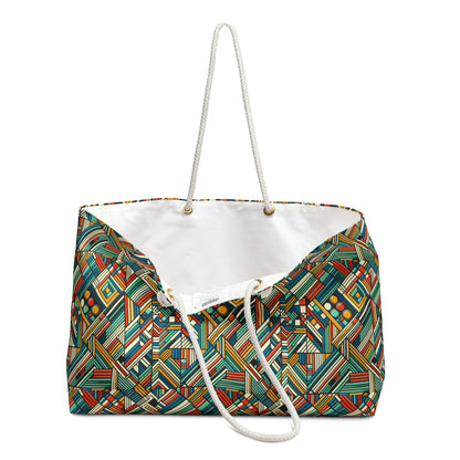 Abstract Graphic Art Modern Artistic Expression Weekender Bag - 8404 Design-67