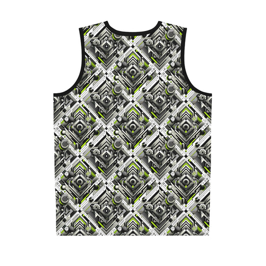 Elevated Sporty Tech Tech-Forward Streetwear Basketball Jersey - 8404 Design-70