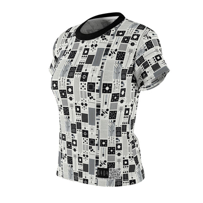 Digital Minimalism Minimalist Tech Women's Cut & Sew Tee - 8404 Design-54