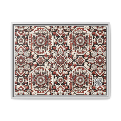 Neo Jomon Sculptural Aesthetics Artisanal Streetwear Matte Canvas, Framed (multi-Color) - 8404 Design-55 A