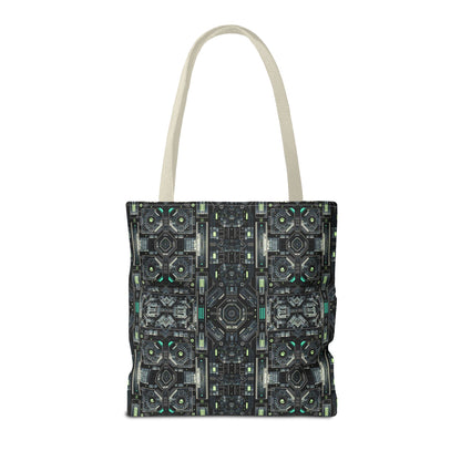 Tech Noir Tech-Forward Minimalism Tote Bag - 8404 Design-52