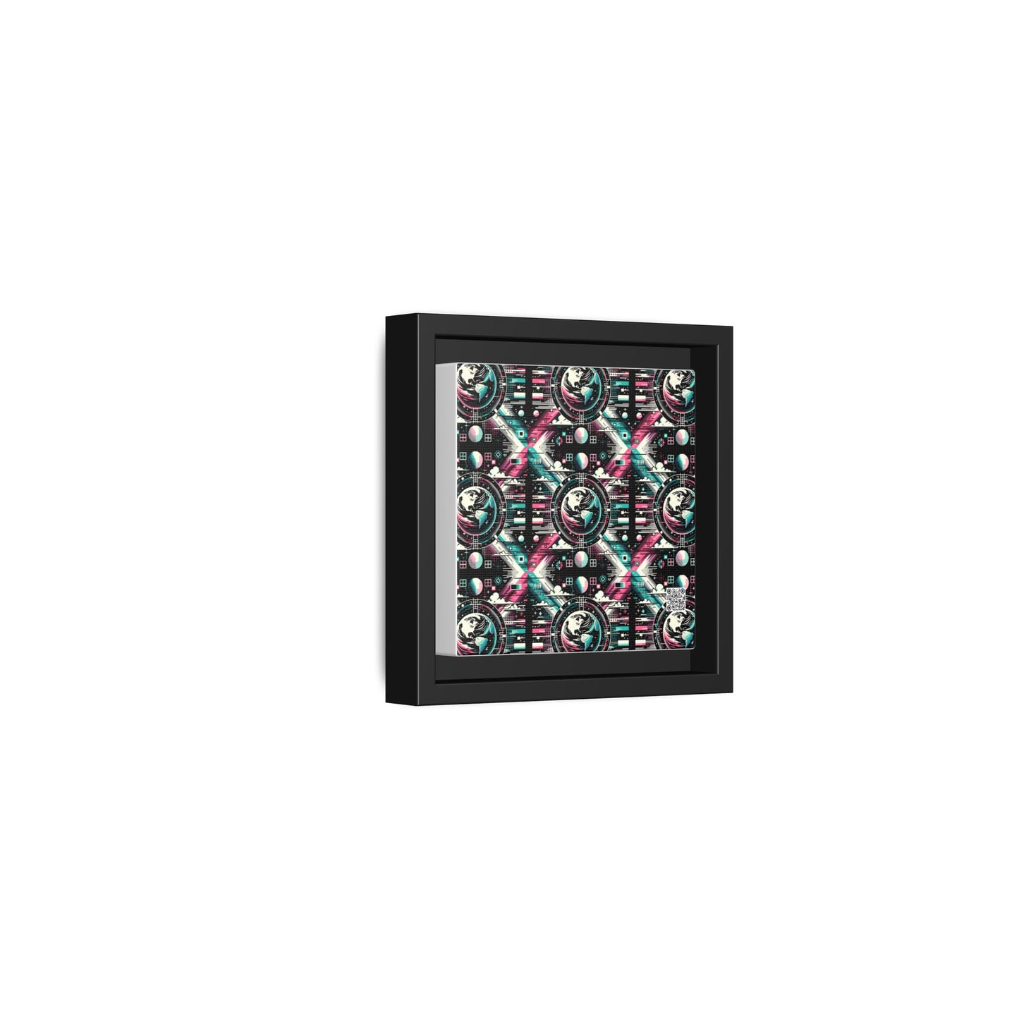 Digital Artistry Digital-native Streetwear Matte Canvas, Framed (multi-color) - 8404 Design-62 B