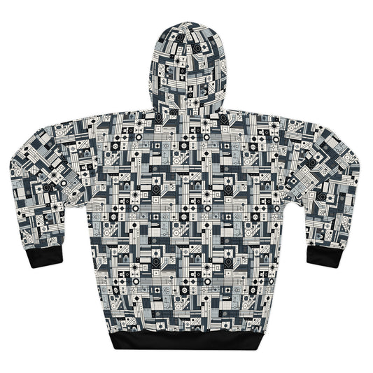 Digital Minimalism Minimalist Tech Pullover Hoodie - 8404 Design-49