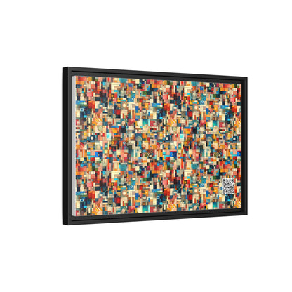 Digital Artistic Expression Artistic Streetwear Matte Canvas, Framed (multi-Color) - 8404 Design-46 B