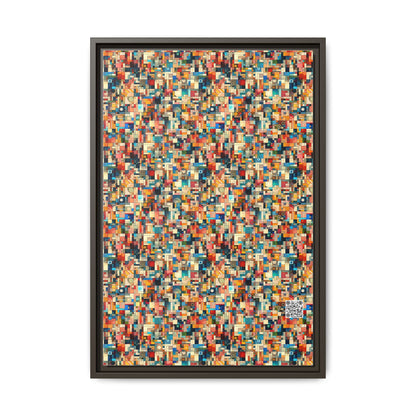 Digital Artistic Expression Artistic Streetwear Matte Canvas, Framed (multi-Color) - 8404 Design-46 B