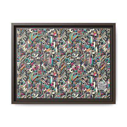 Digital Street Art Urban Street Style Matte Canvas, Framed (multi-color) - 8404 Design-74 A