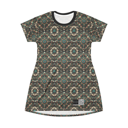 Neo-Dandyism Modern Dandy Streetwear T-Shirt Dress - 8404 Design-56