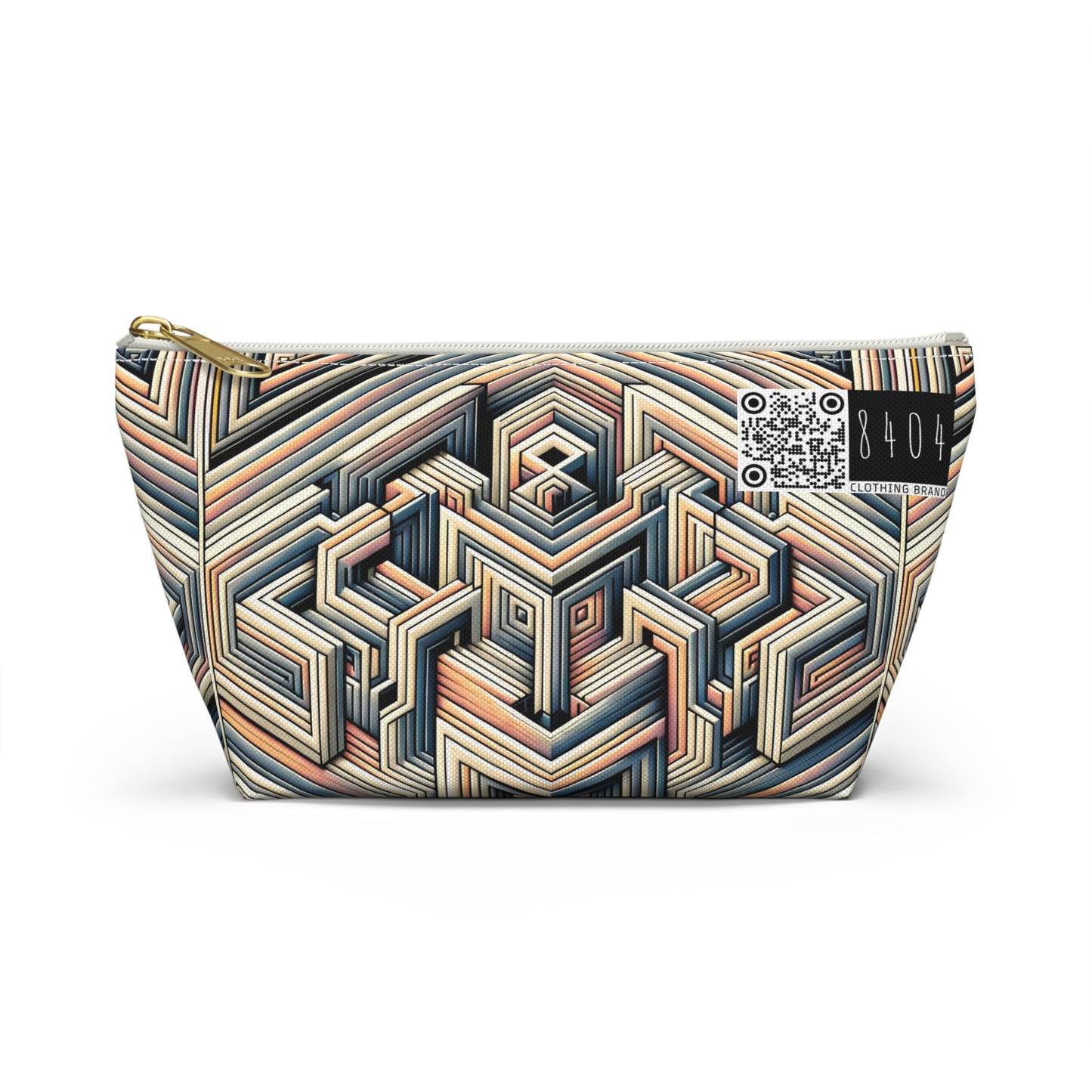 Tech Illusion Graphics Futuristic Artistry Accessory Pouch W T-bottom - 8404 Design-52