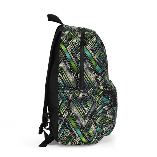 Tech-Infused Streetwear Tech-Forward Minimalism With Bold Digital Prints Backpack - 8404 Design-52