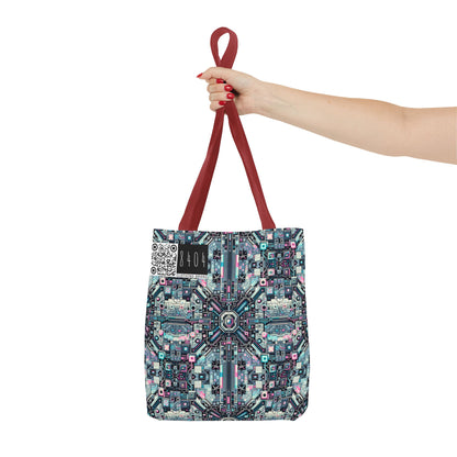 Digital Renaissance Tech-Forward Maximalism Tote Bag - 8404 Design-44