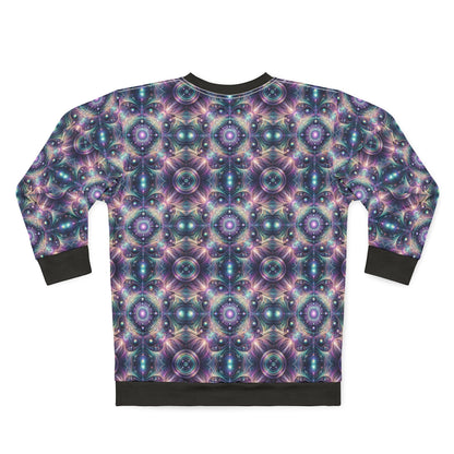 Iridescent Tech Fusion Tech-Forward Streetwear Sweatshirt - 8404 Design-61