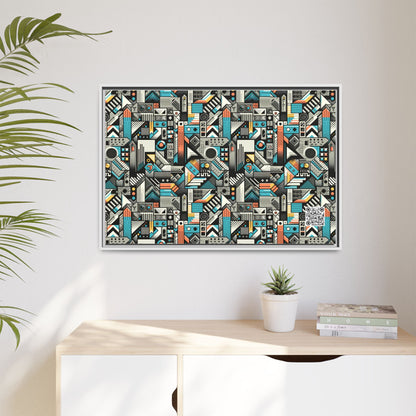 Digital Street Art Urban Street Style Matte Canvas, Framed (multi-color) - 8404 Design-81 A