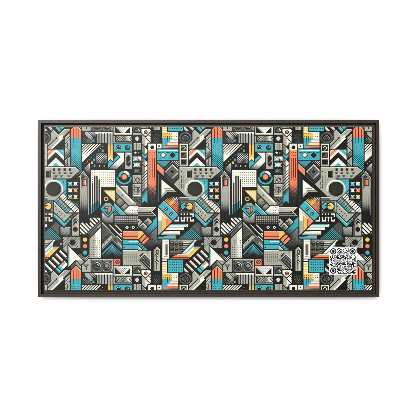 Digital Street Art Urban Street Style Matte Canvas, Framed (multi-color) - 8404 Design-81 B