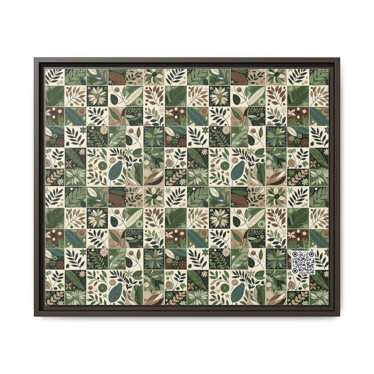 Streetwear Sustainability Environmentally Conscious Streetwear with a Natural Aesthetic Matte Canvas, Framed (multi-color) - 8404 Design-57 B