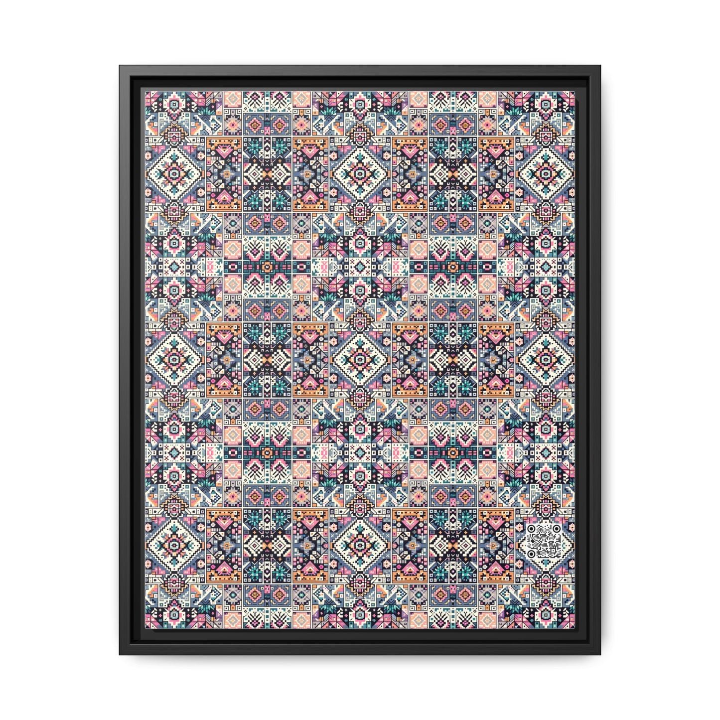 Matte Canvas, Framed (multi-Color) - 8404 Design-01