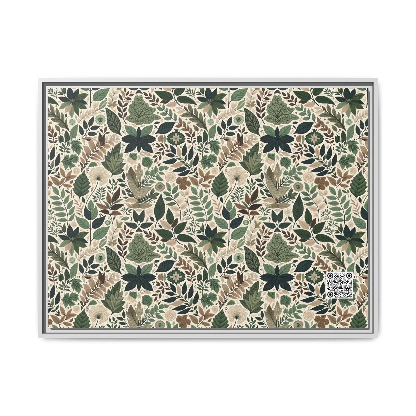 Streetwear Sustainability Environmentally Conscious Streetwear with a Natural Aesthetic Matte Canvas, Framed (multi-color) - 8404 Design-57 A