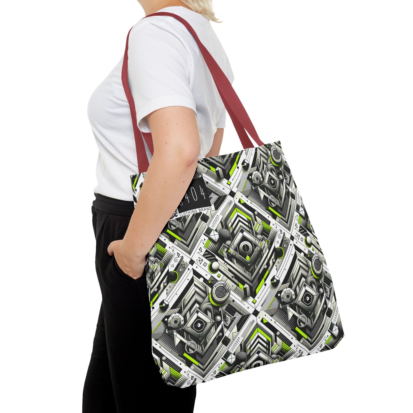 Elevated Sporty Tech Tech-Forward Streetwear Tote Bag - 8404 Design-70