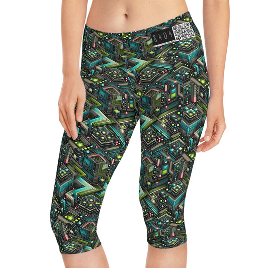 Women's Capri Leggings (aop)