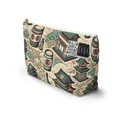 Cultural Artisanal Fusion Contemporary Cultural Elegance Accessory Pouch W T-Bottom - 8404 Design-68