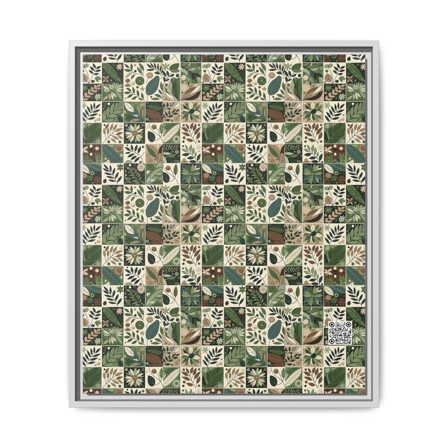 Streetwear Sustainability Environmentally Conscious Streetwear with a Natural Aesthetic Matte Canvas, Framed (multi-color) - 8404 Design-57 B