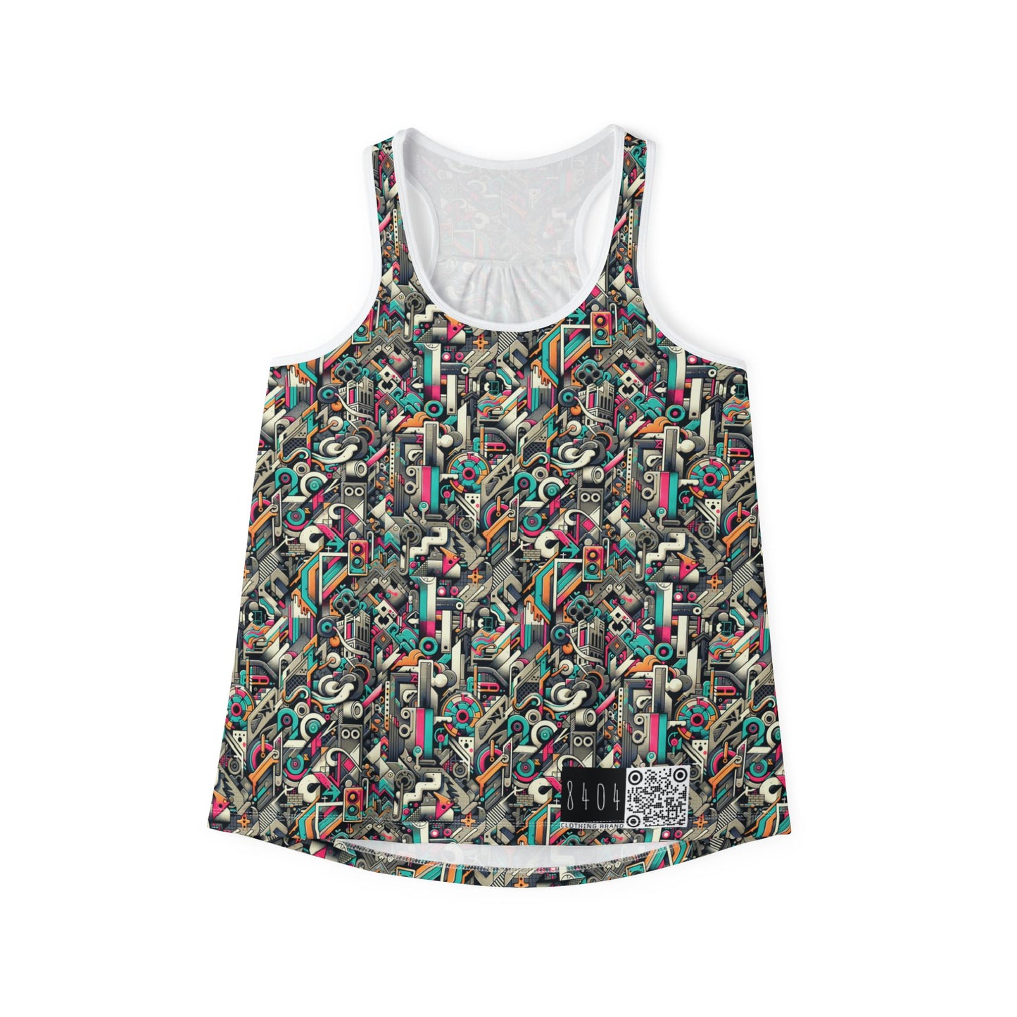 Digital Street Art Urban Street Style Women's Tank Top - 8404 Design-74