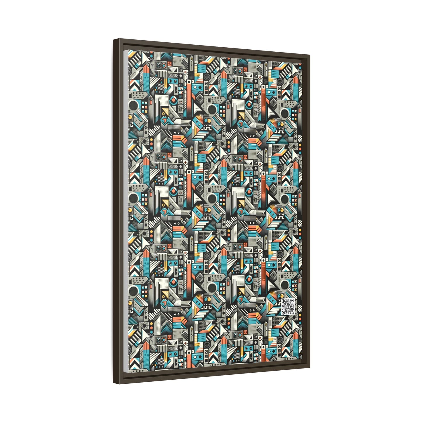 Digital Street Art Urban Street Style Matte Canvas, Framed (multi-color) - 8404 Design-81 A